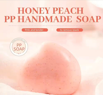 Original Japan peach 🍑 Whitening Soap bikini Anti-Dark Spots Handmade Peach soap