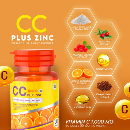 CC Vitamin C & Zinc 1000mg