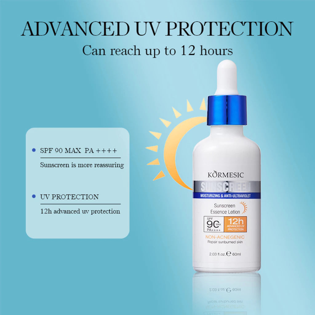 KORMESIC SUNSCREEN ESSENCE SPF 90+ GLOWING
EFFECT SUNSCREEN 60ML