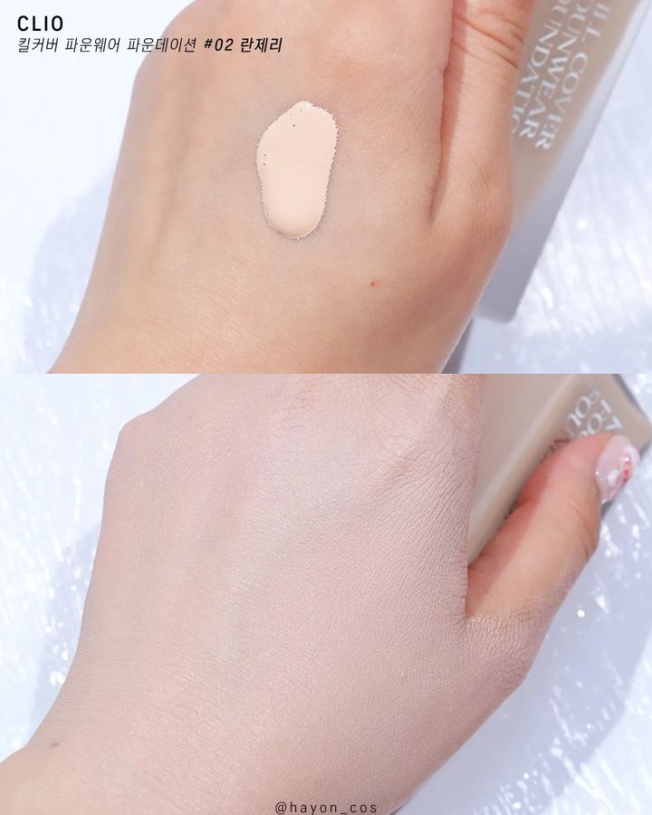 [CLIO] 
KILL COVER FOUNWEAR FOUNDATION spf 30 PA +++(𝟭𝟯𝗴)  . . #⃨4⃨ Ginger