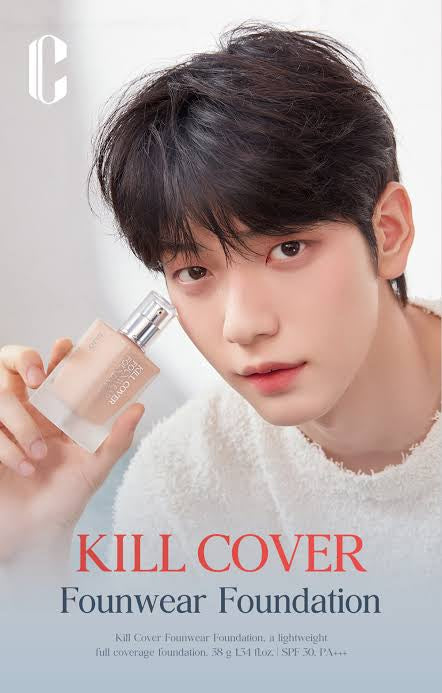 [CLIO] 
KILL COVER FOUNWEAR FOUNDATION spf 30 PA +++(𝟭𝟯𝗴)  . . #⃨4⃨ Ginger